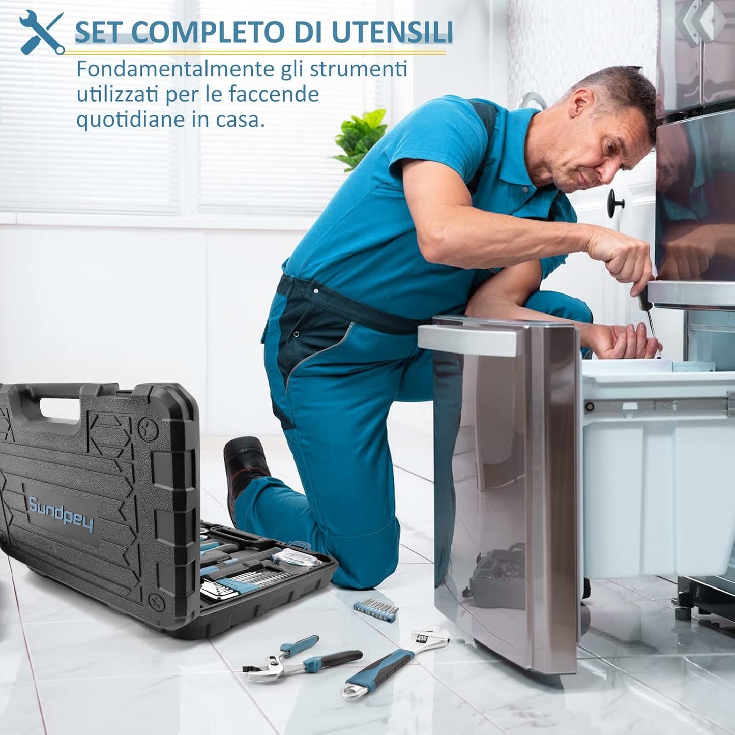 Cassetta Attrezzi Completa 148 pezzi