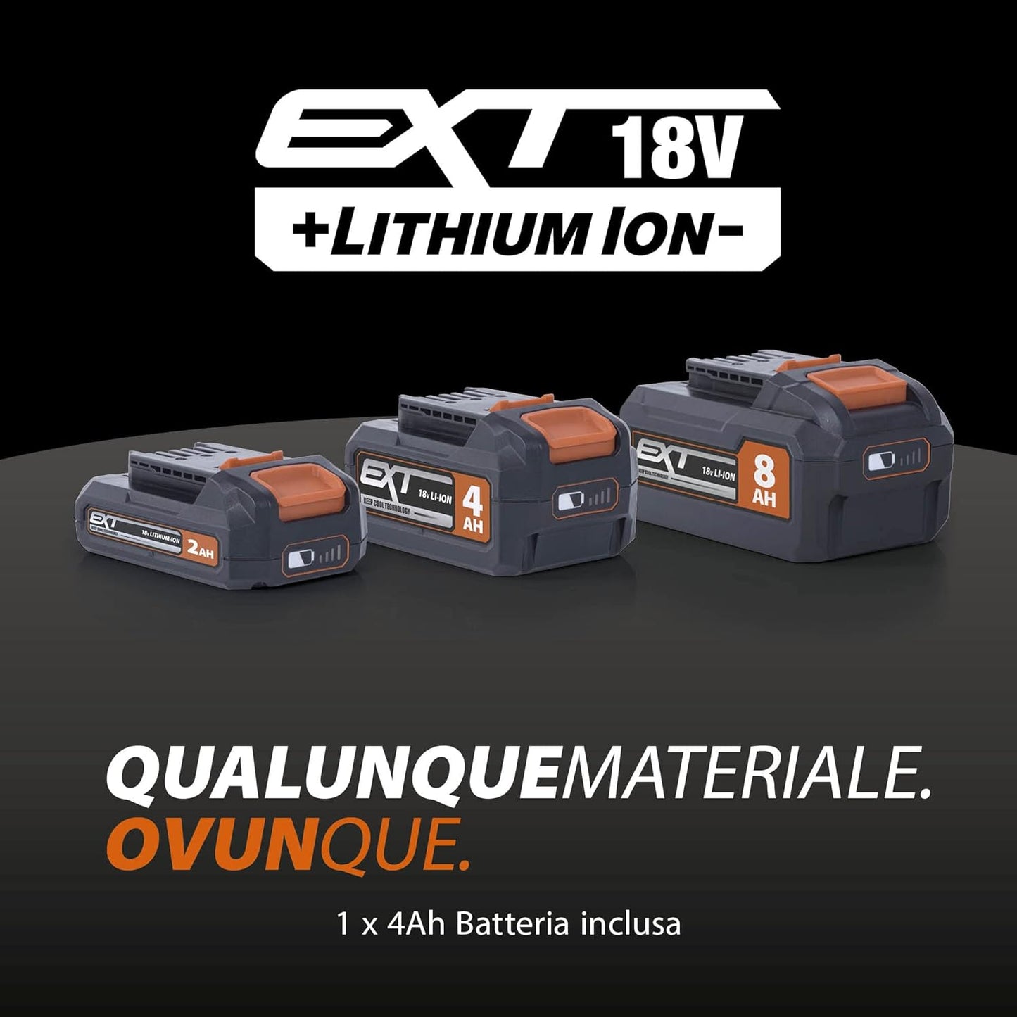 Evolution R185SMS-Li Troncatrice scorrevole cordless Include batteria 4 Ah e caricabatterie