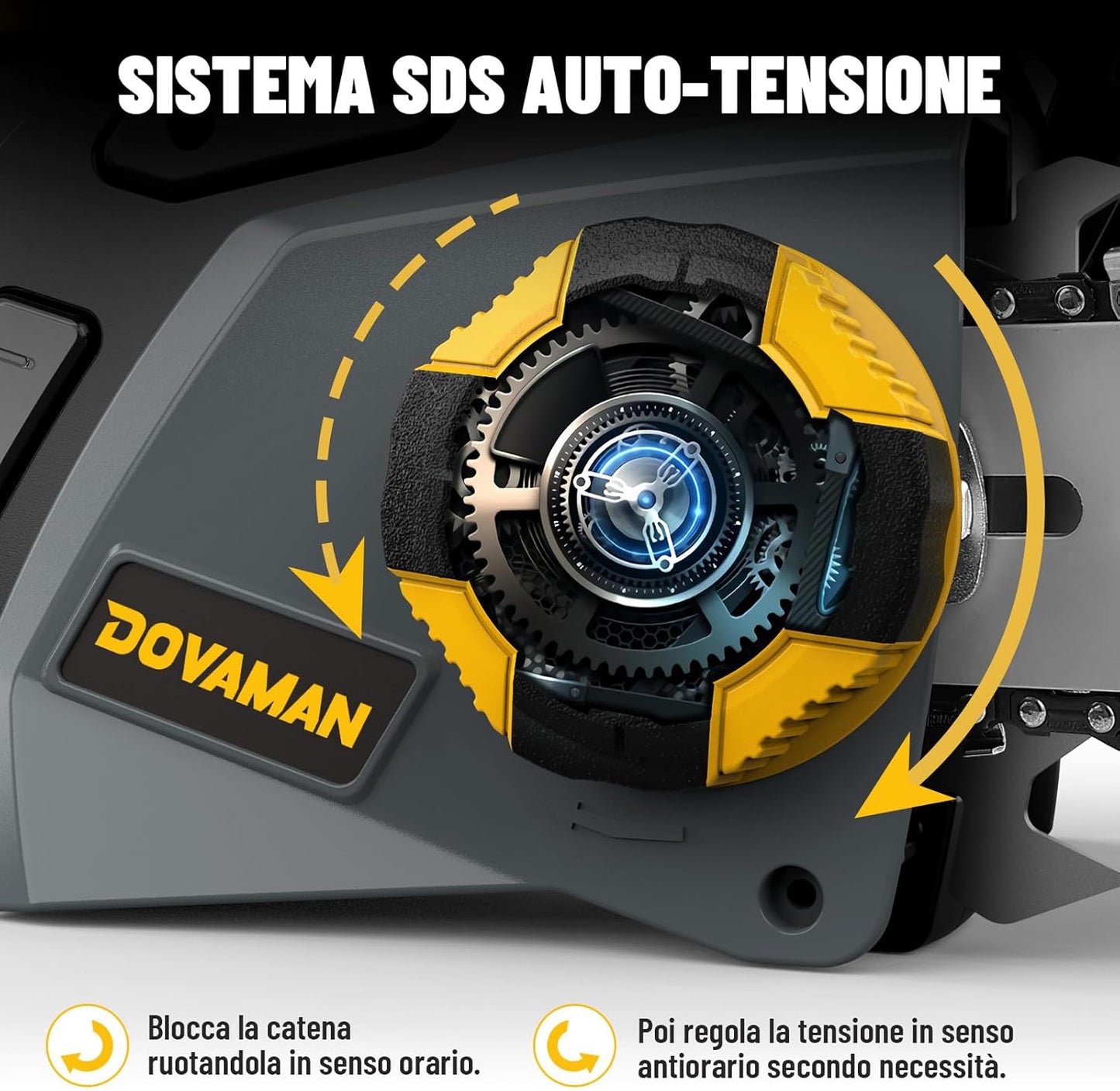 Motosega Elettrica DOVAMAN 2400W