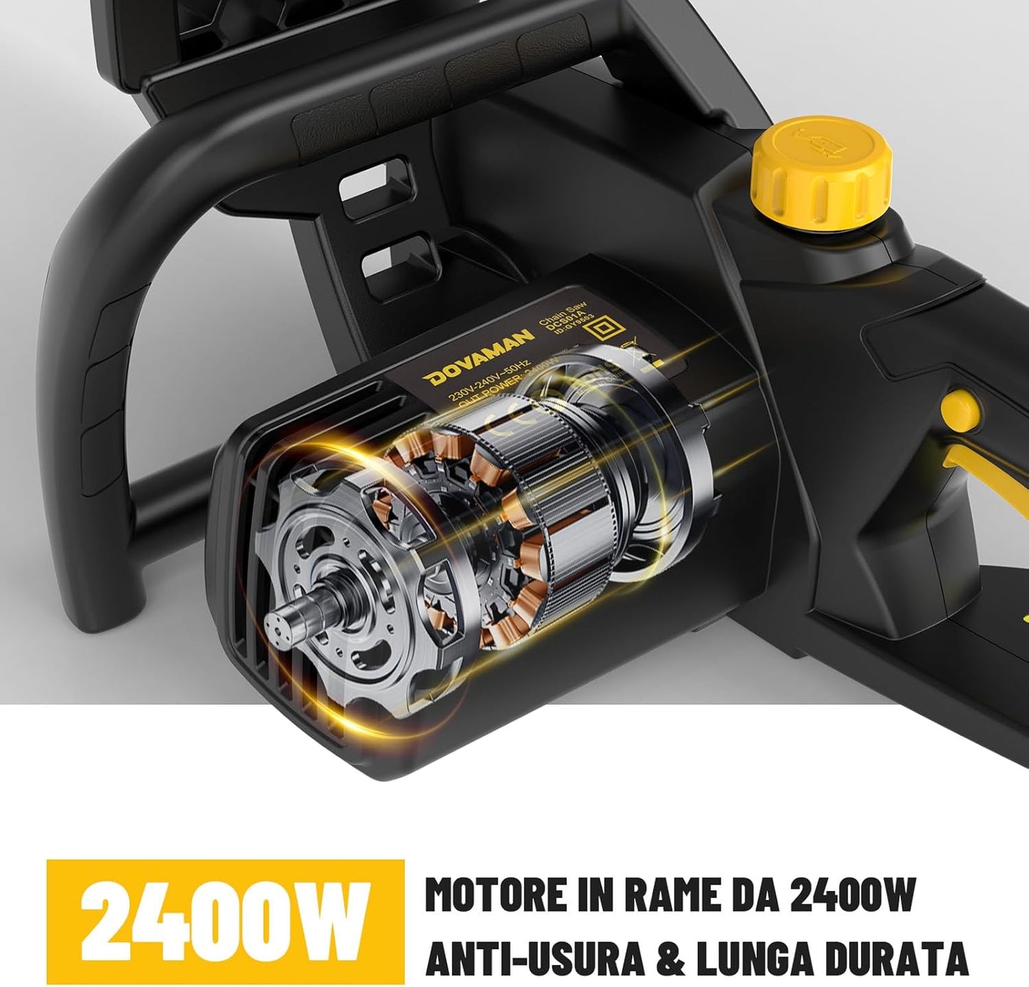 Motosega Elettrica DOVAMAN 2400W