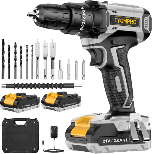 Avvitatore a Batteria JYGMPRO con 2 Batterie e Set Accessori
